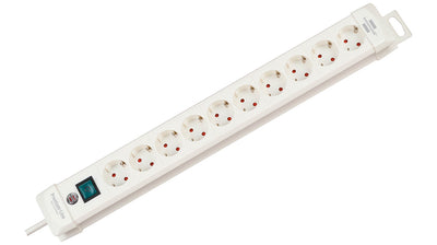 Pikendusjuhe 3m 10pesa+lüliti IP20 valge
