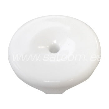 Keraamiline isolaator 2-le kaablile valge