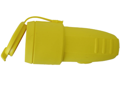 Jätkupesa maandusega 16A kollane IP44