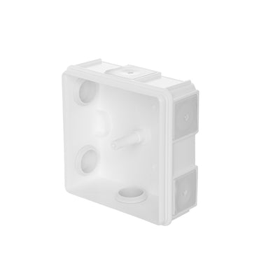 Harukarp koonustega 86×86×39 mm IP55 valge