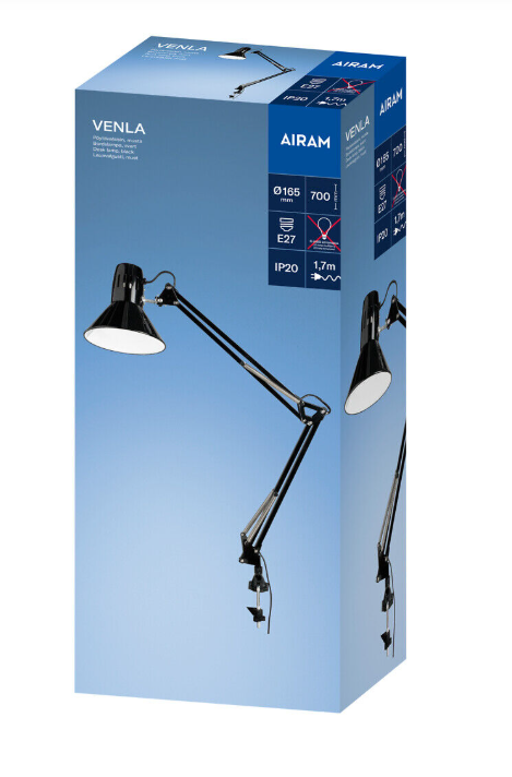 Laualamp Venla E27 40W must