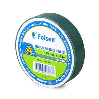 Teip PVC 19 mm x 20 m 5000 V roheline