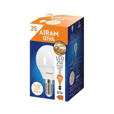 LED lamp E14 2,7W 250lm 3000K