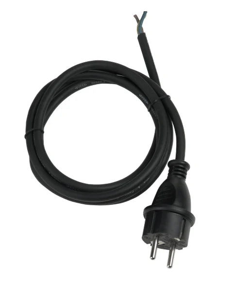 Pistikuga juhe 3m must 3x1,5mm2 IP44