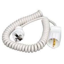 Jätkujuhe spiraal 16A 3G1,5mm2 2,5m oranz