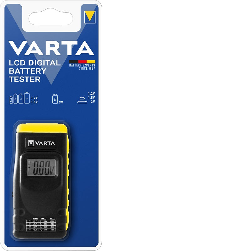 LCD digitaalne patareitester 1,2–9 V