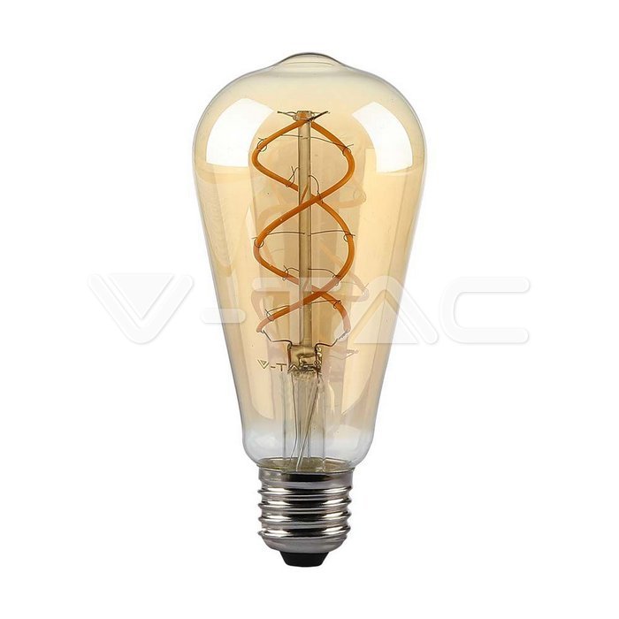 LED lamp E27 ST64 4.8W 470 lm 2200K dimmerdatav