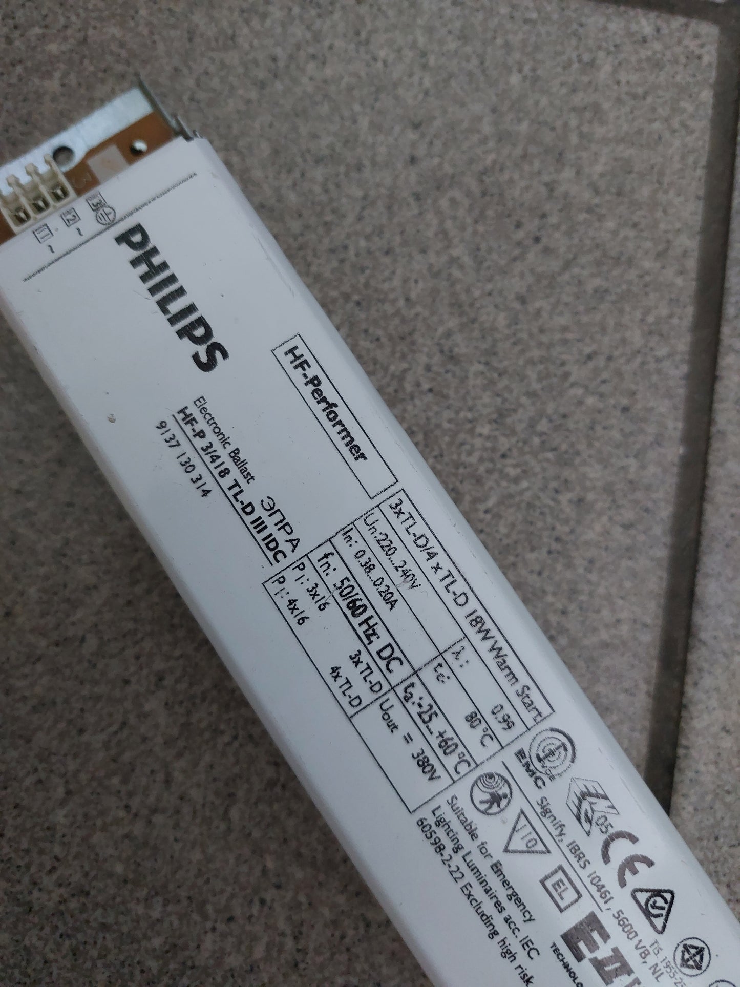 Elektrooniline liiteseade Philips HF-P 3/418 TL-D III IDC