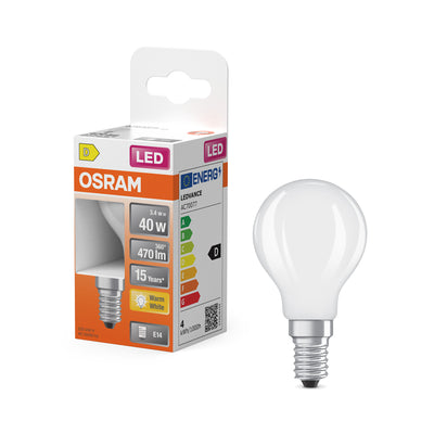 LED lamp E14 P45 3,4W 470 lm 2700K matt