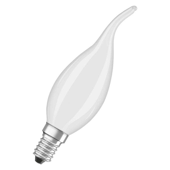 LED lamp E14 BA35 4W 470 lm 2700K filament dimmerdatav matt