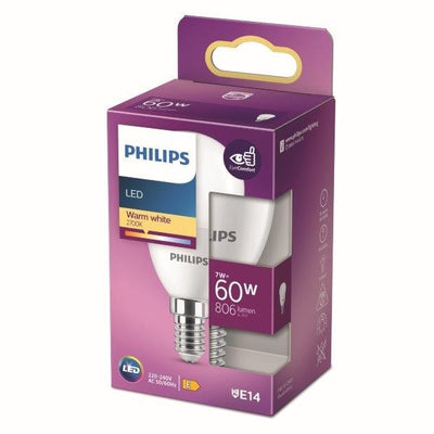 LED lamp E14 P48 7W 806 lm 2700K matt