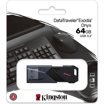 Mälupulk Kingston 64GB DT Exodia Onyx USB 3.2