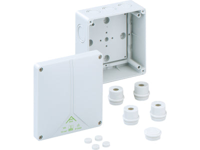 Abox harukarp klemmidega 10 mm² 93×93×55 mm IP65 hall