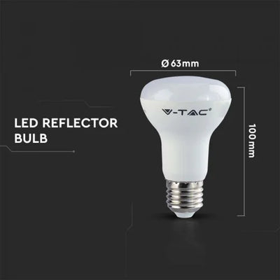 LED lamp E27 R63 8W 570lm 4000K