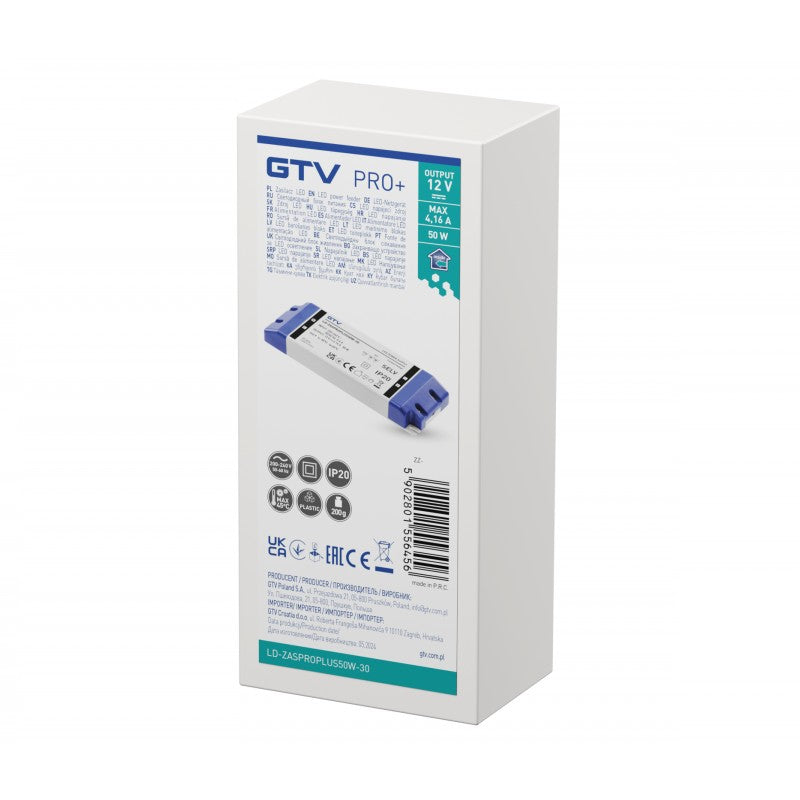 LED toiteplokk 12V 50W IP20