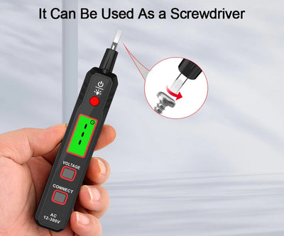 Pingetester 12...300VAC, 0...40*C, 1xAAA, LCD voolualarm