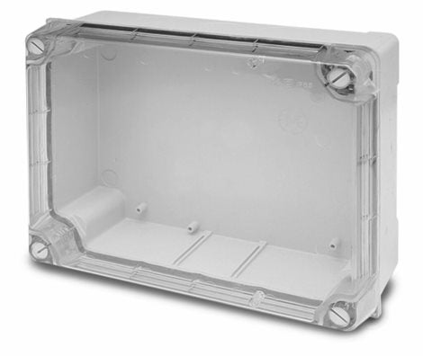 AcquaBOX 3045 harukarp läbipaistva kaanega 310×240×125 mm IP55 hall