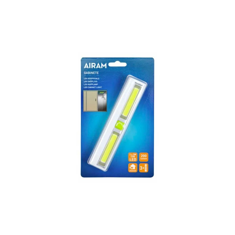 Kapivalgusti LED 2×3W 200 lm 3×AAA valge