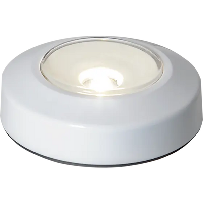 Kapivalgusti LED 0,57W 36 lm 3000K 3×AAA IP20 valge Ø69×25 mm