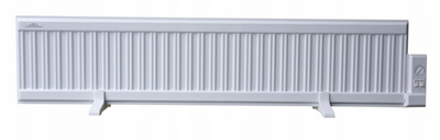 Õliradiaator 800W, 1380 × 300 × 80 mm, IP21, valge