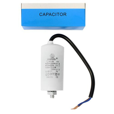 Kondensaator 12µF 450V +GRD juhtmega