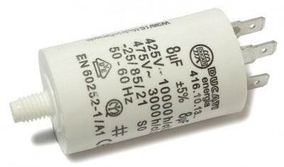 Kondensaator 8µF ±5% 475V +GRD 4 klemmi