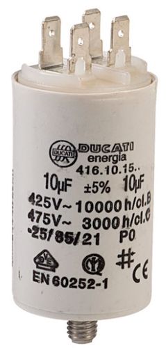 Kondensaator 10µF ±5% 475V +GRD ¨36×58mm Ducati