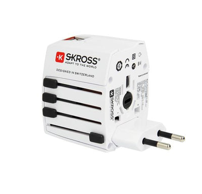 Reisiadapter MUV 2×USB 100–250V 2,5A 12W