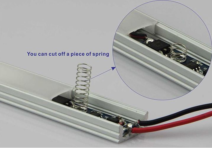 LED puutedimmer 12–24V 10A puutetundlik profiilile