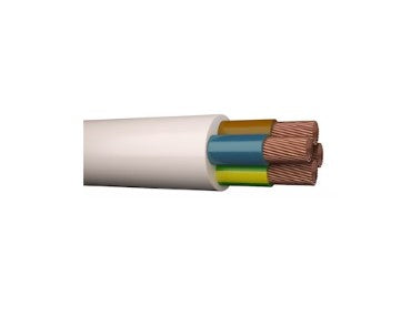 Paindkaabel 4x1,0 mm² hall/valge