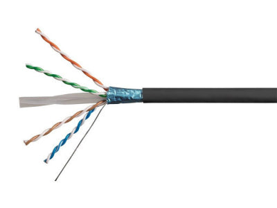 CAT6 kaabel FTP väline must