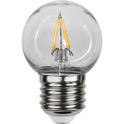 LED lamp E27 G45 1W 70 lm 2200K PLAST