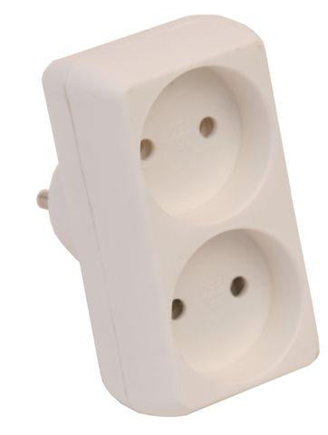 Harupesa maanduseta 2-ne valge 16A IP20