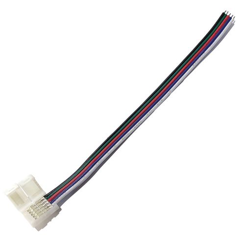 RGB-W toitekaabel LED-ribale, 12 mm, 5 soont, 0,5 m