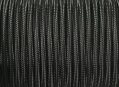 Tekstiiljuhe 3x1,5 mm² GL2 must