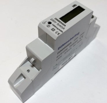 Elektriarvesti DIN liistule DDS-1Y 1FIT 40A taatluseta LCD