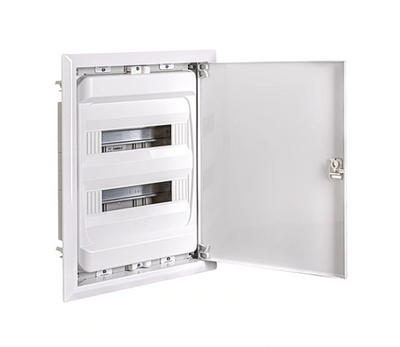 Kilp 24 moodulit (2x12moodulit) metalluksega valge IP40