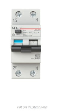 Kombi rikkevoolukaitselüliti 1P+N C13 30mA