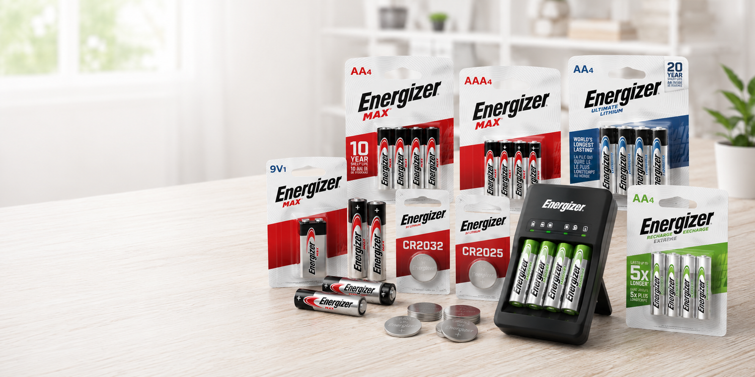 Energizer patareid, laetavad akud ja akulaadijad Elektripood.ee e-poes.