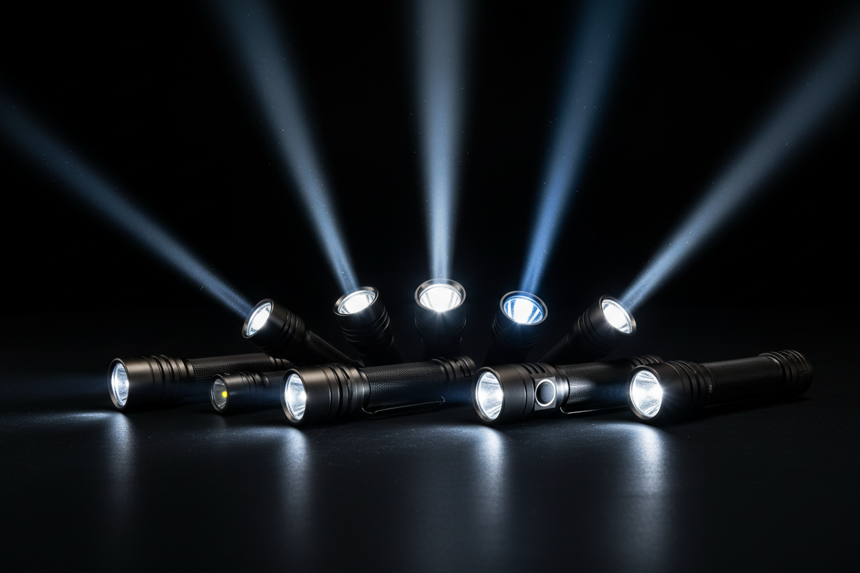 LED-taskulambid erinevateks töödeks, matkamiseks, autosse, koju ja igapäevaseks kasutamiseks, pakkudes eredat ning energiasäästlikku valgust.