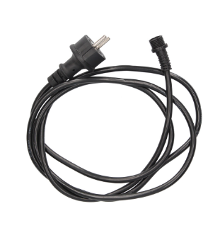 Lambipesa E27 koos juhtmega, must 5m