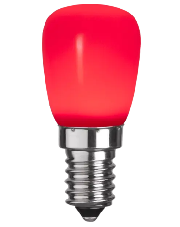 LED lamp E14, 0,9W punane