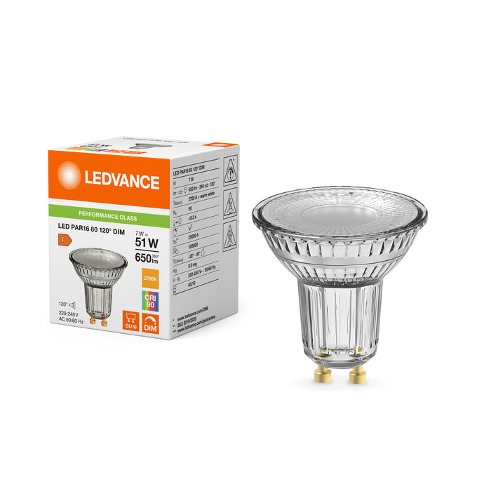 LED lamp GU-10 7W  650lm 2700K DIM