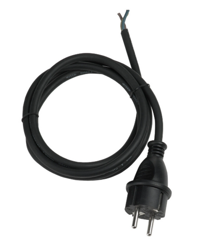 Pistikuga juhe 1,5m must 3x1,5mm2 IP44