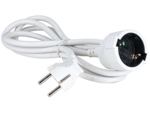 Jätkujuhe 5m 3x1,5 paindkaabel IP20 valge