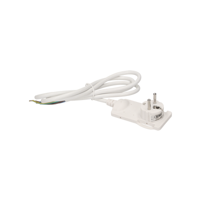 Pistikuga juhe 1,5m valge 2x0,75mm2