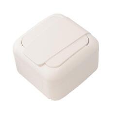 Pistikupesa pinnapealne, valge IP54