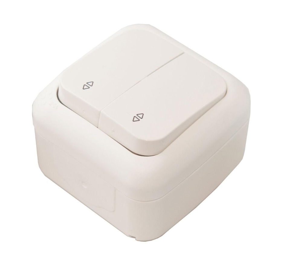 Grupiveksellüliti pinnapealne, IP54, valge