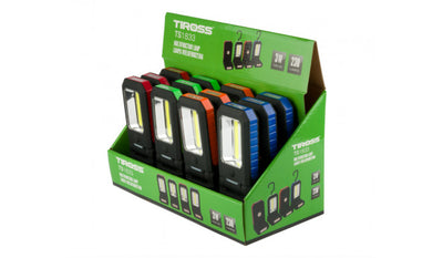 LED taskulamp 3W COB 3×AAA must