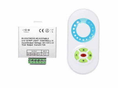 Led kontroller – ühevärvilise led riba juhtimiseks, dimmerdamine + erinevad vilkumise funktsioonid. 5 kanalit 12V/24V